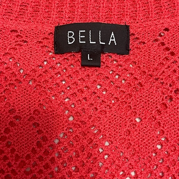 Bella, knitted / bolero / cardigan. In excellent condition, salmon pink color - Picture 8 of 8
